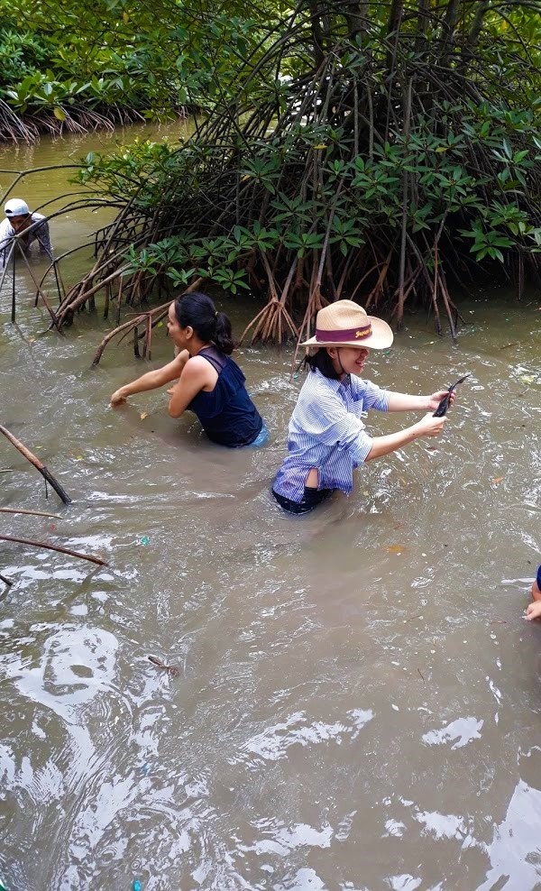 trai nghiem bat cua, cau ca, tham quan vuong tom, xuyen rung ngap man, ngam binh minh hoang hon